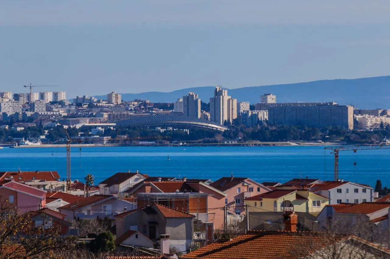 Villa Axioma 4-Star Luxury Villa, 2 Apartments, Sea View , Close To Beach, Sea View Terrace Kastela Apartment